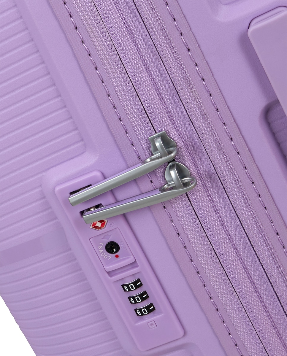 Trolley Médio Expansível Starvibe Rígido com Capacidade até 77 L Roxo-7