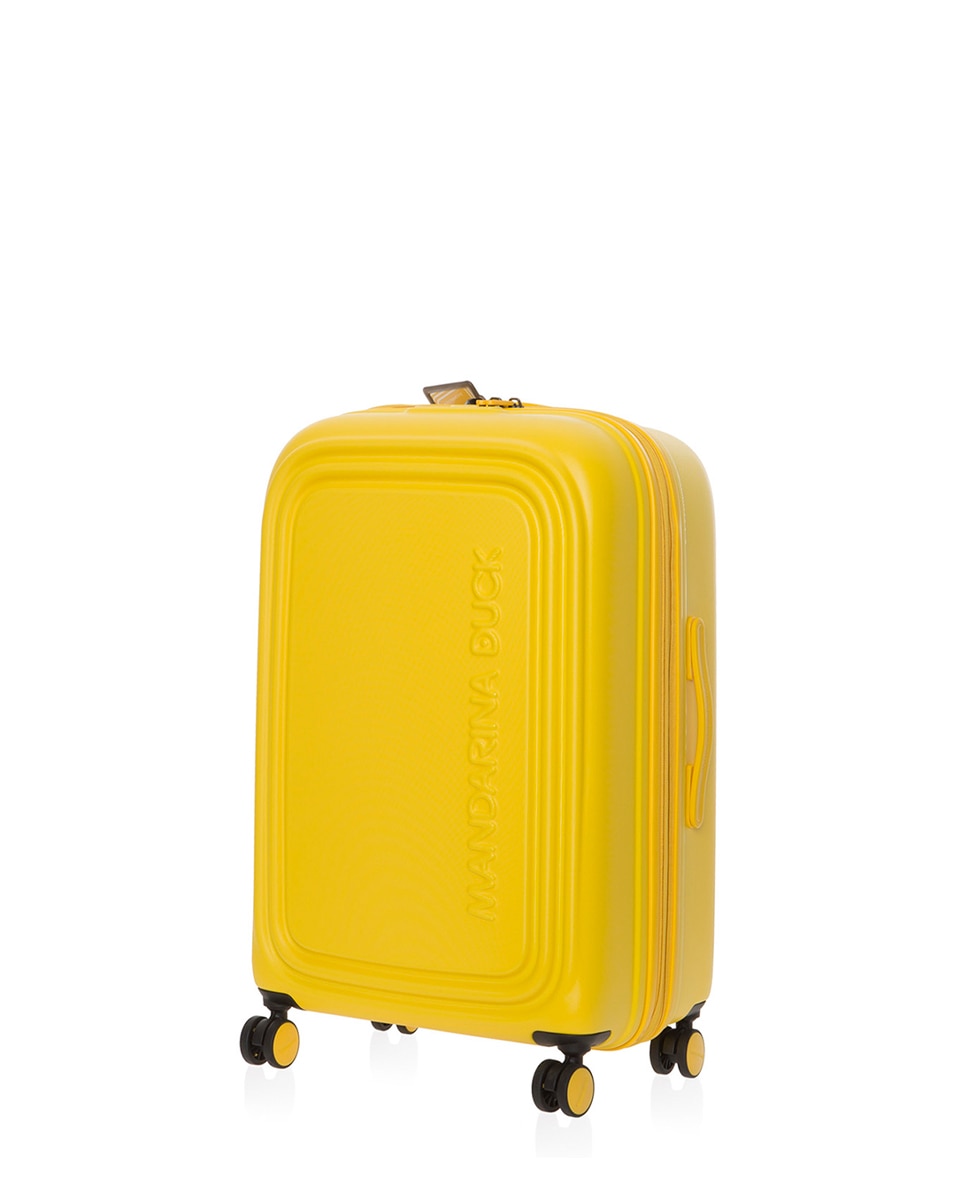 Trolley Médio Expansível Logoduck Amarelo-1