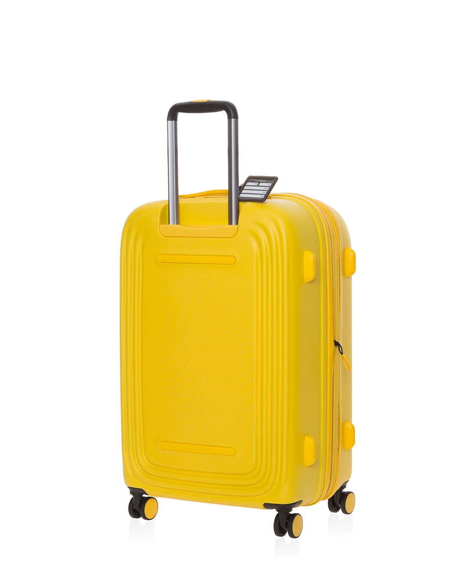 Trolley Médio Expansível Logoduck Amarelo-2