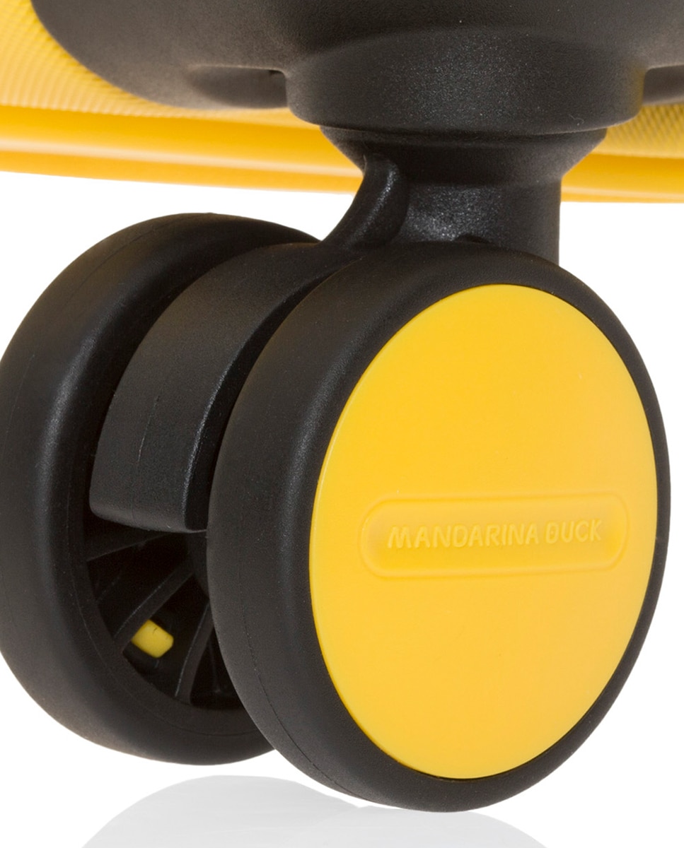 Trolley Médio Expansível Logoduck Amarelo-4