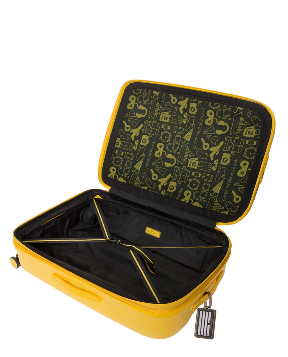 Trolley Grande Expansível Logoduck Amarelo-4