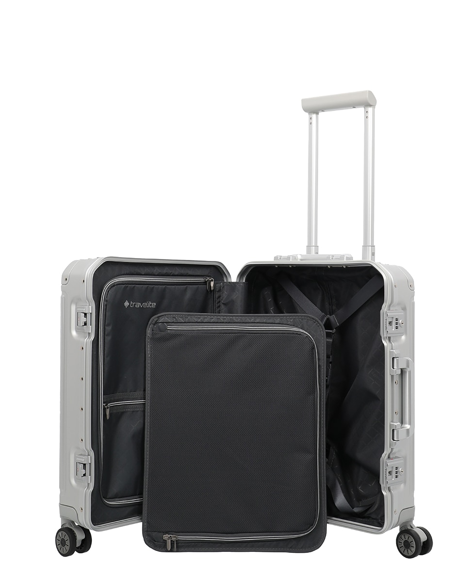 Trolley de Cabine de Alumínio Prata-4