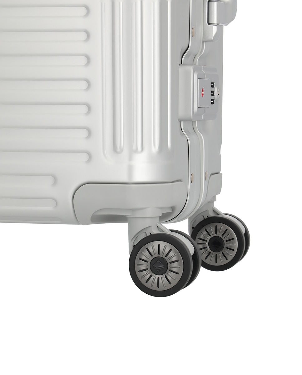 Trolley de Cabine de Alumínio Prata-7