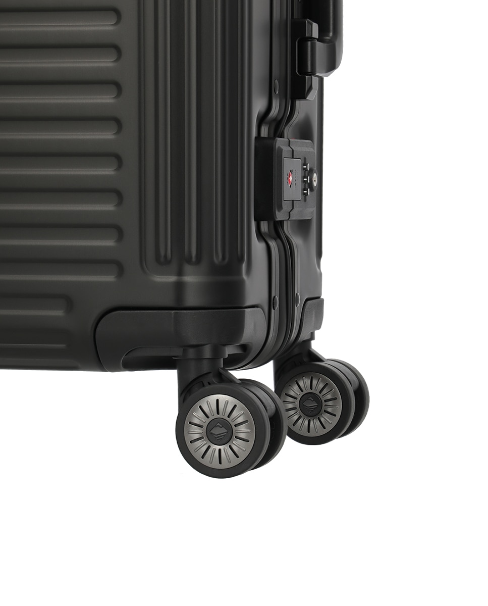 Trolley de Cabine de Alumínio Preto-7