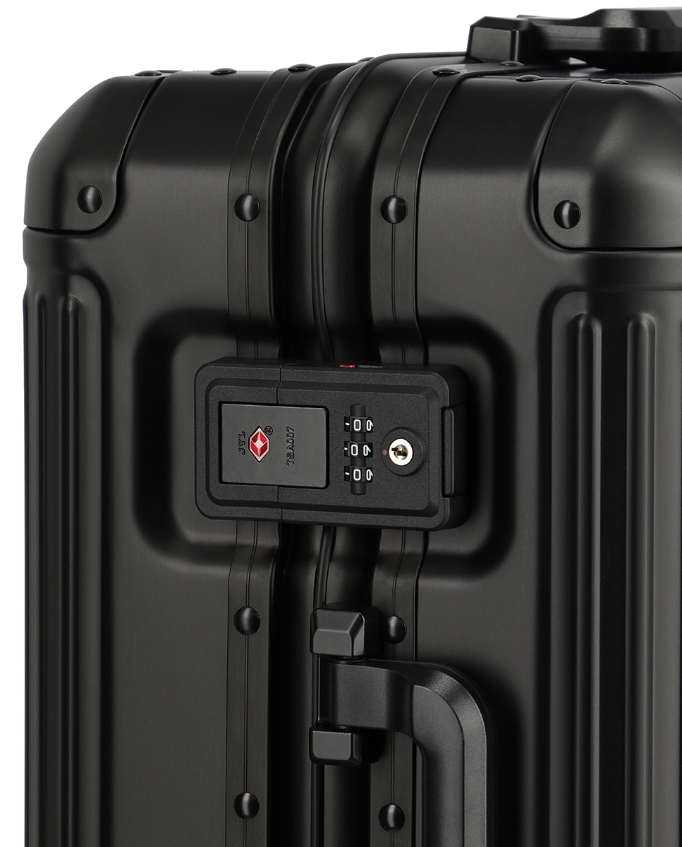 Trolley de Cabine de Alumínio Preto-8