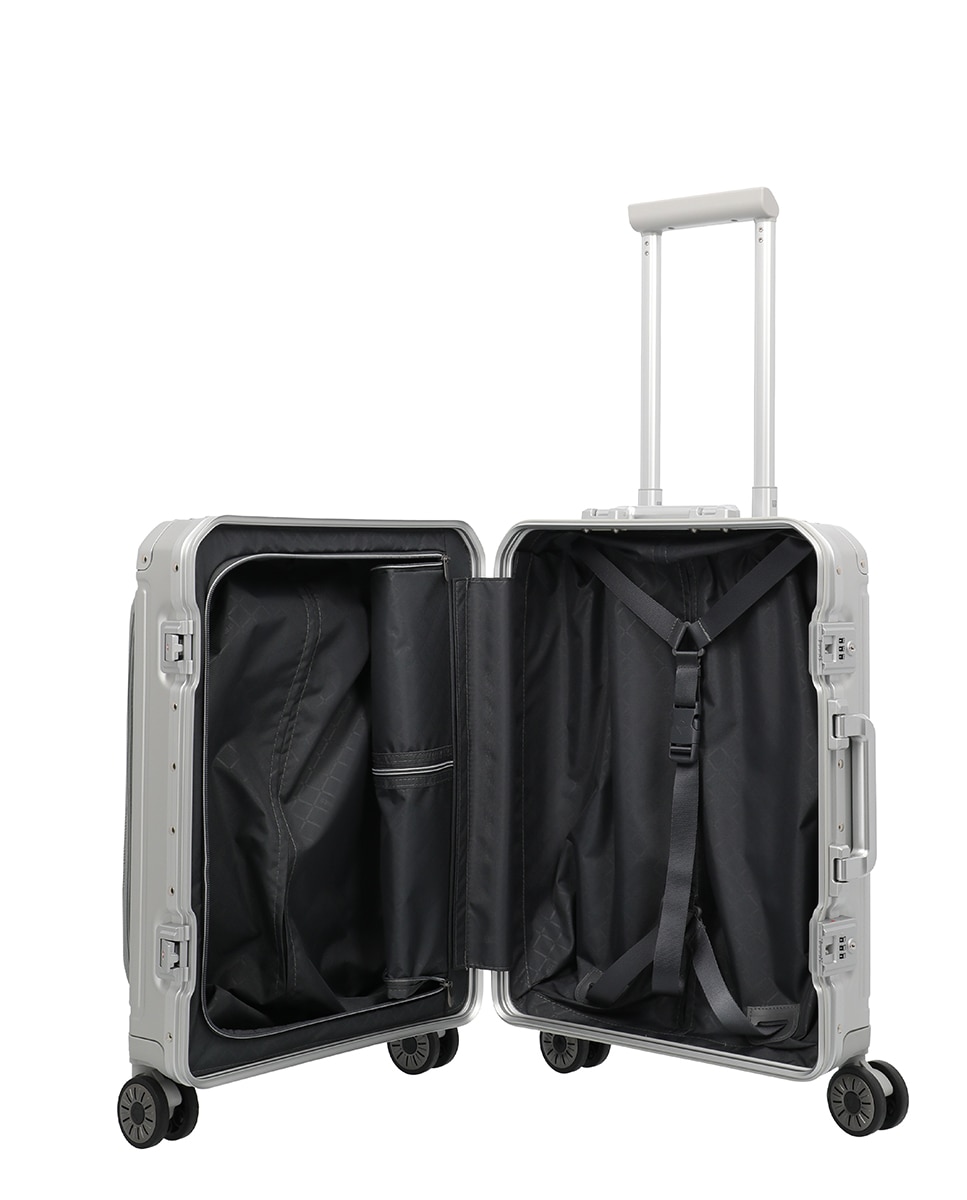 Maleta cabina aluminio - Travelite - Plata Plata-5
