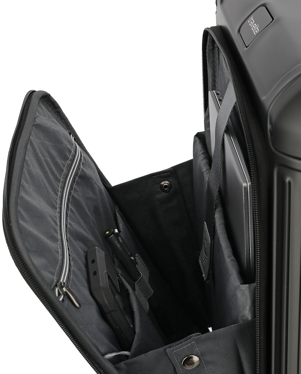 Trolley de Cabine de Alumínio Preto-7