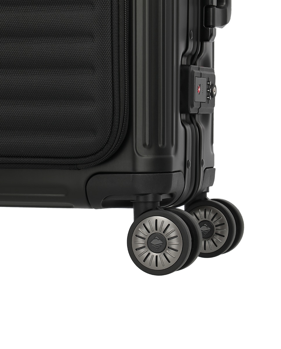 Trolley de Cabine de Alumínio Preto-9