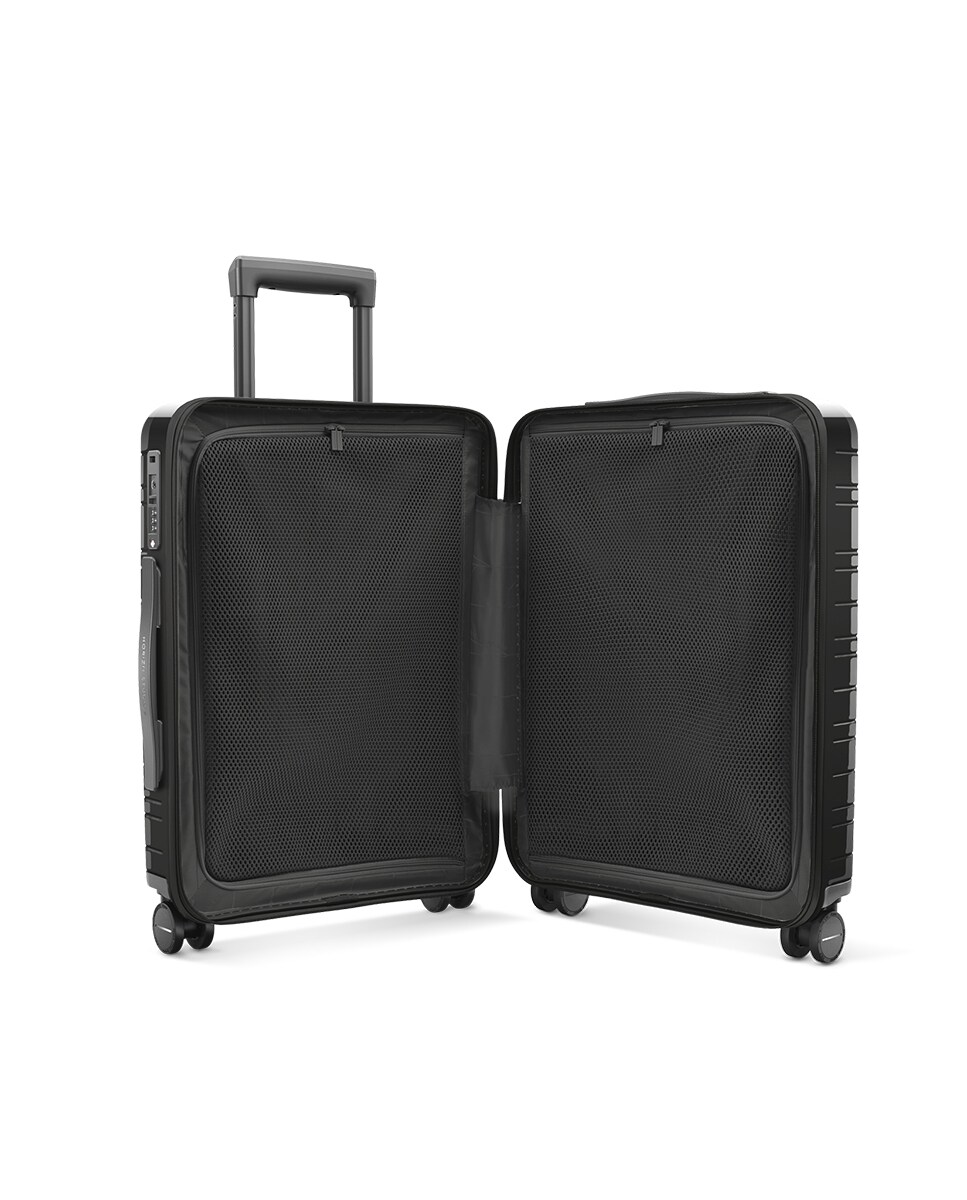 Trolley de Cabine com 4 Rodas Duplas - 55 cm/2,9 kg Preto-3