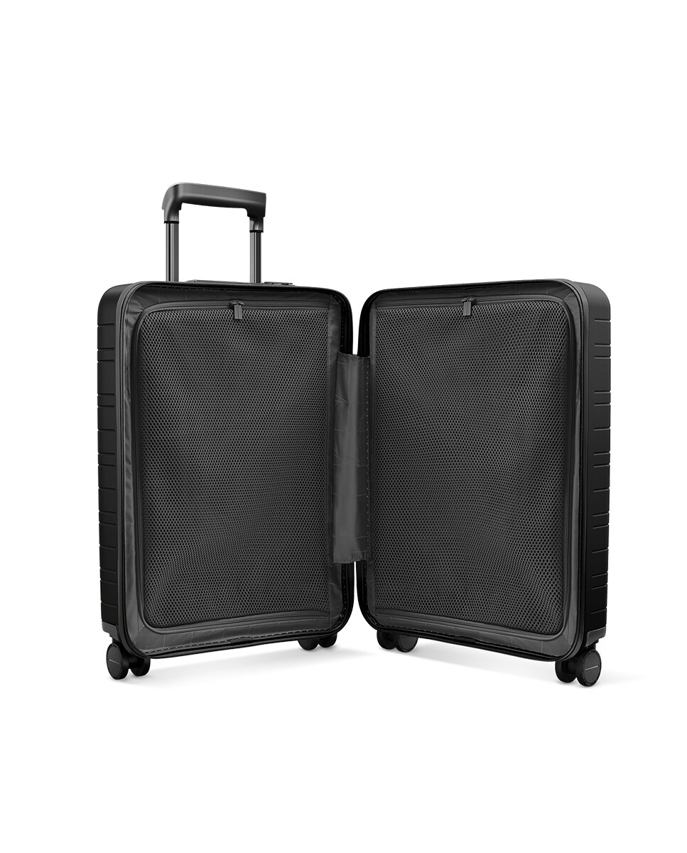 Trolley de Cabine Ultraligeiro com 4 Rodas Duplas - 55 cm/2,1 kg Preto-3