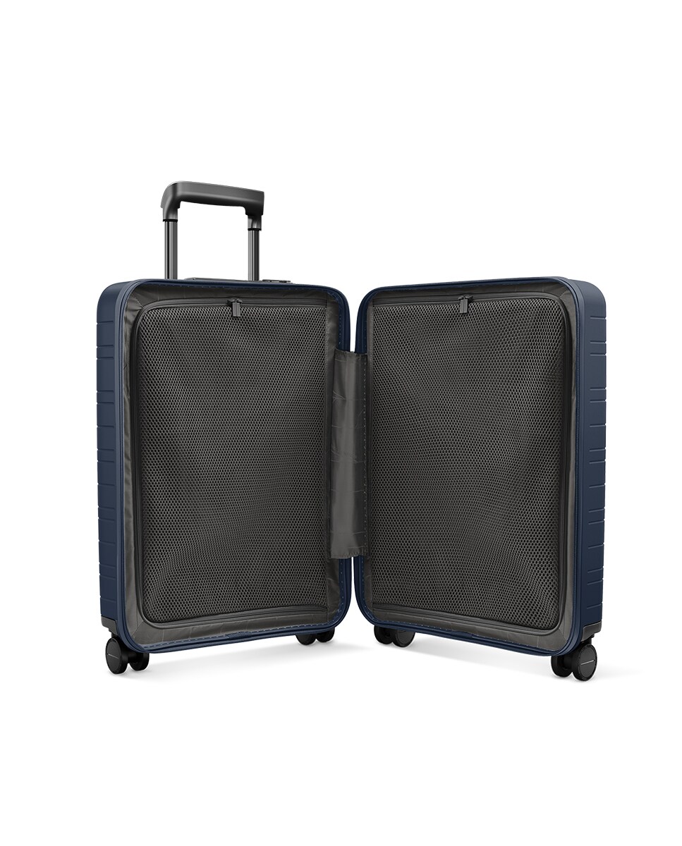 Trolley de Cabine Ultraligeiro com 4 Rodas Duplas - 55 cm/2,1 kg Azul-3