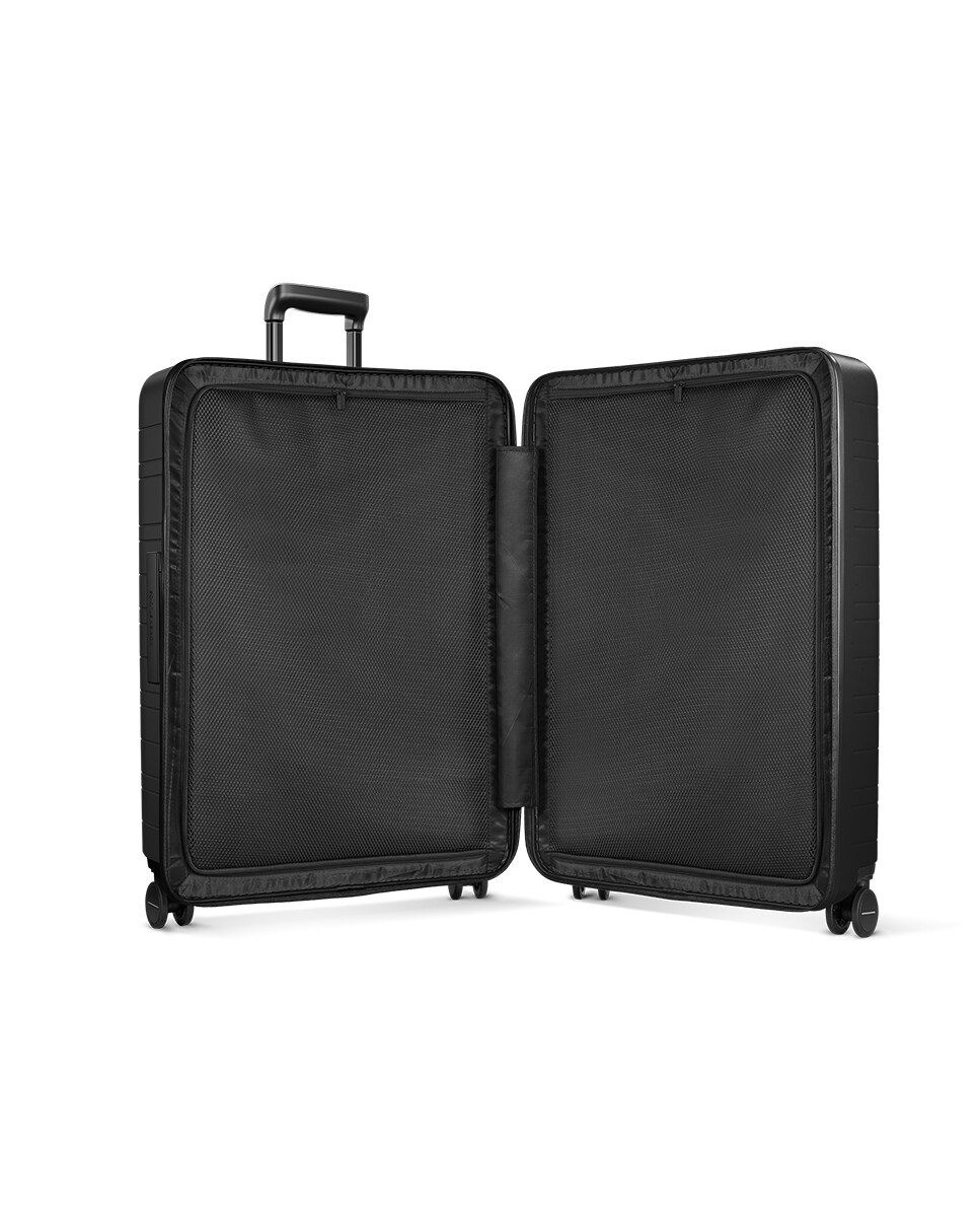 Trolley Grande Ultraligeiro com 4 Rodas Duplas - 77 cm/3,8 kg Preto-3