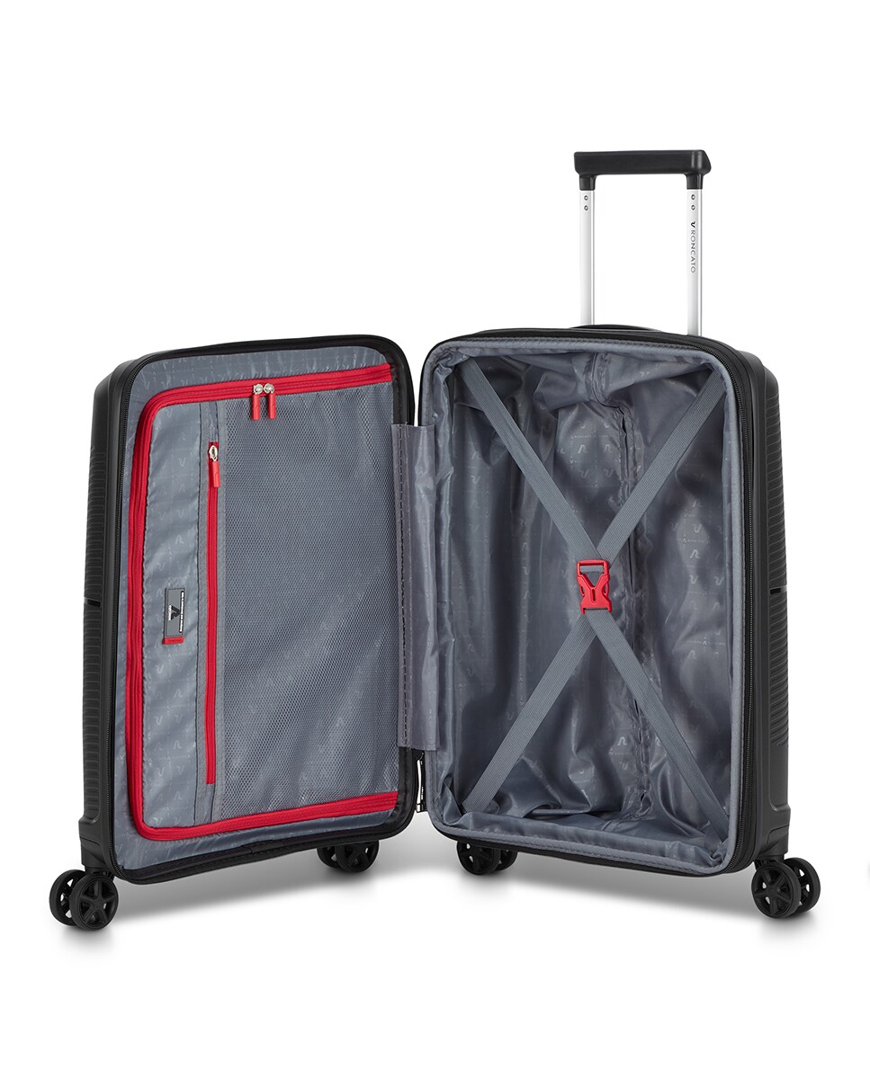 Trolley de Cabine Storm Expansível Rígido com Capacidade até 44 L Preto-3