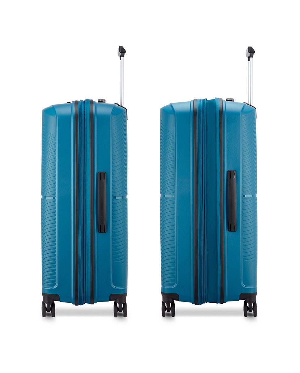 Trolley Grande Storm Expansível Rígido com Capacidade até 107 L Azul-índigo-4