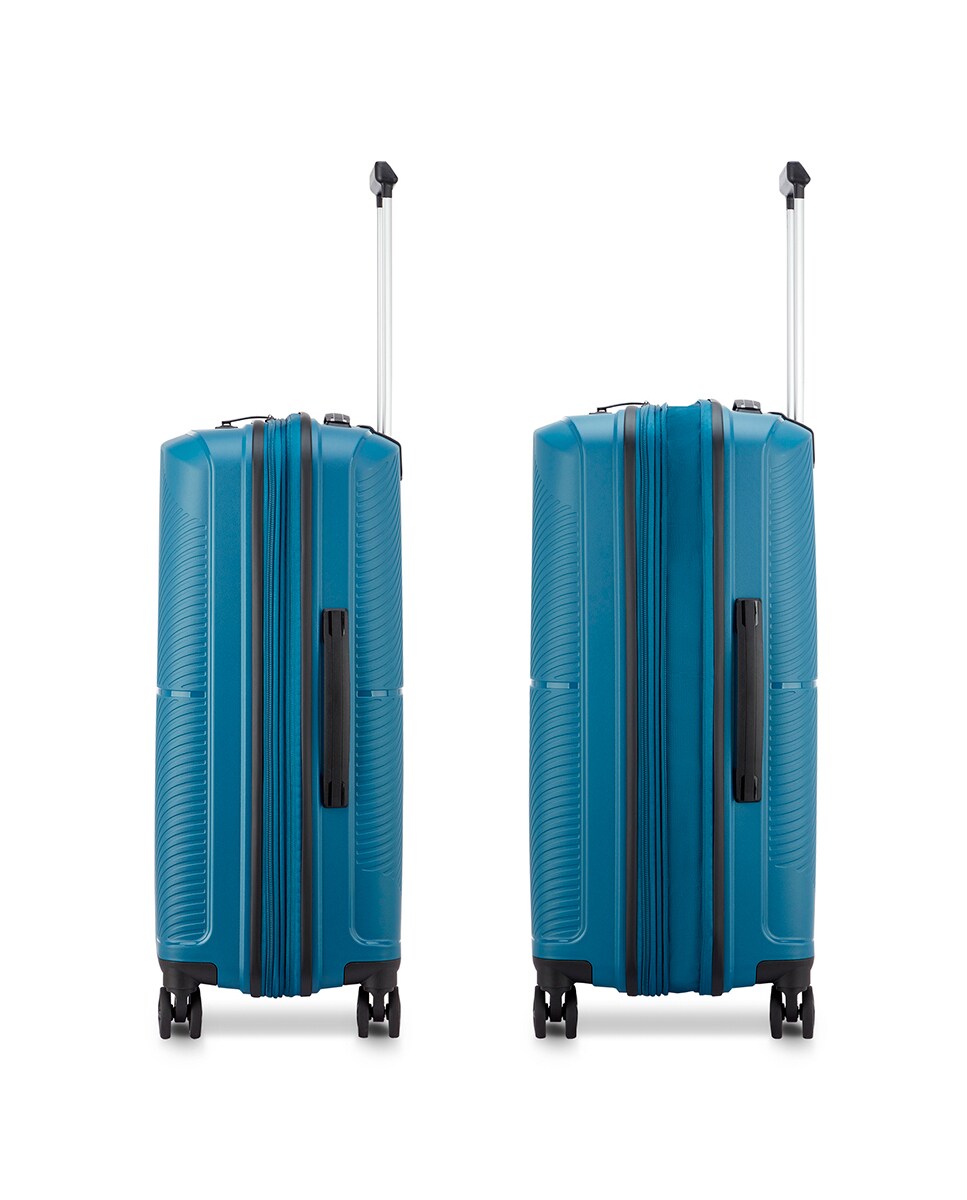 Trolley Médio Storm Expansível Rígido com Capacidade até 71 L Azul-índigo-4