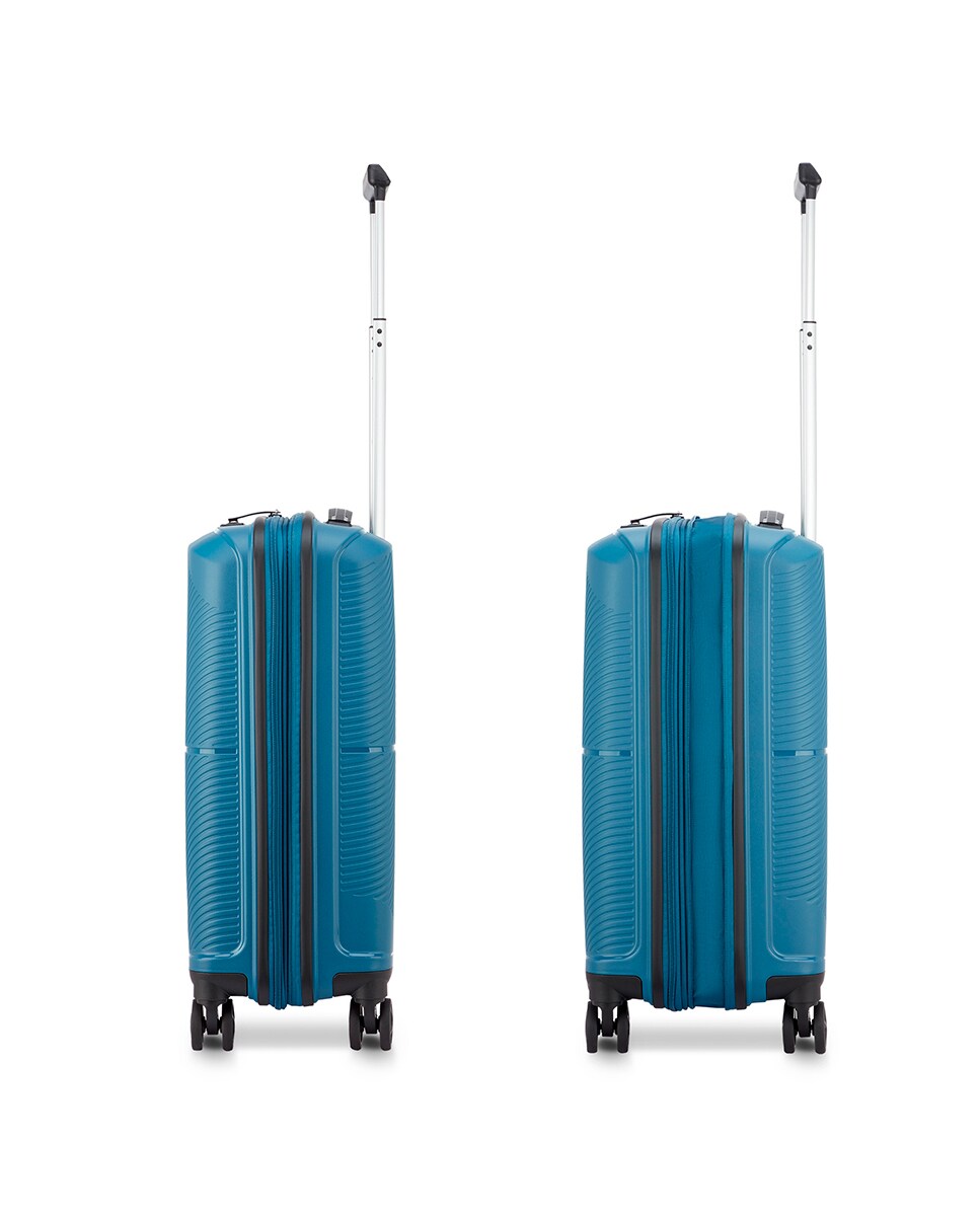 Trolley de Cabine Storm Expansível Rígido com Capacidade até 44 L Azul-índigo-4