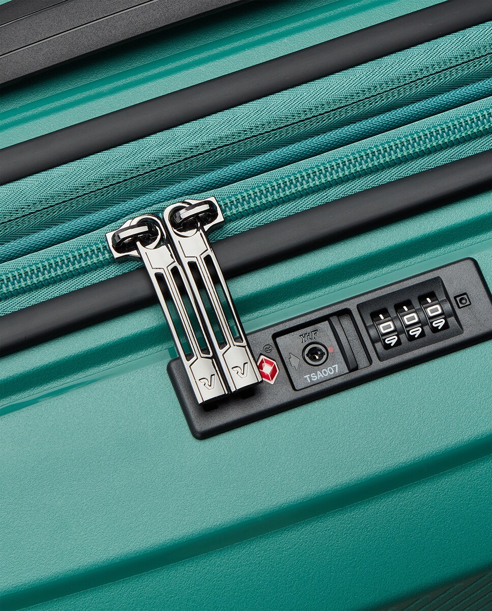 Trolley Médio Storm Expansível Rígido com Capacidade até 71 L Verde-escuro-5