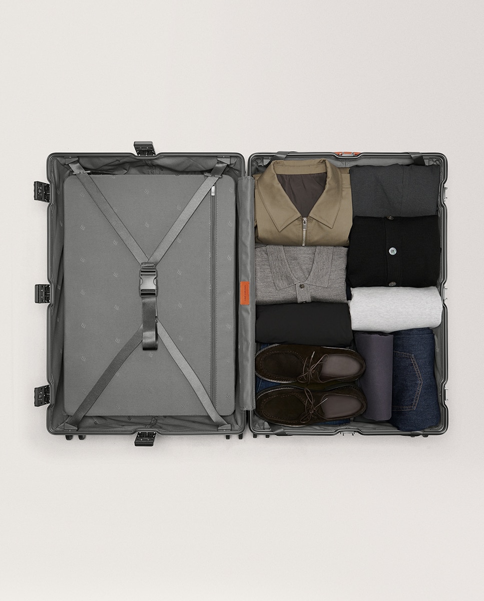 Maleta grande The Large Check-in trolley - Carl Friedrik - Gris Gris-4