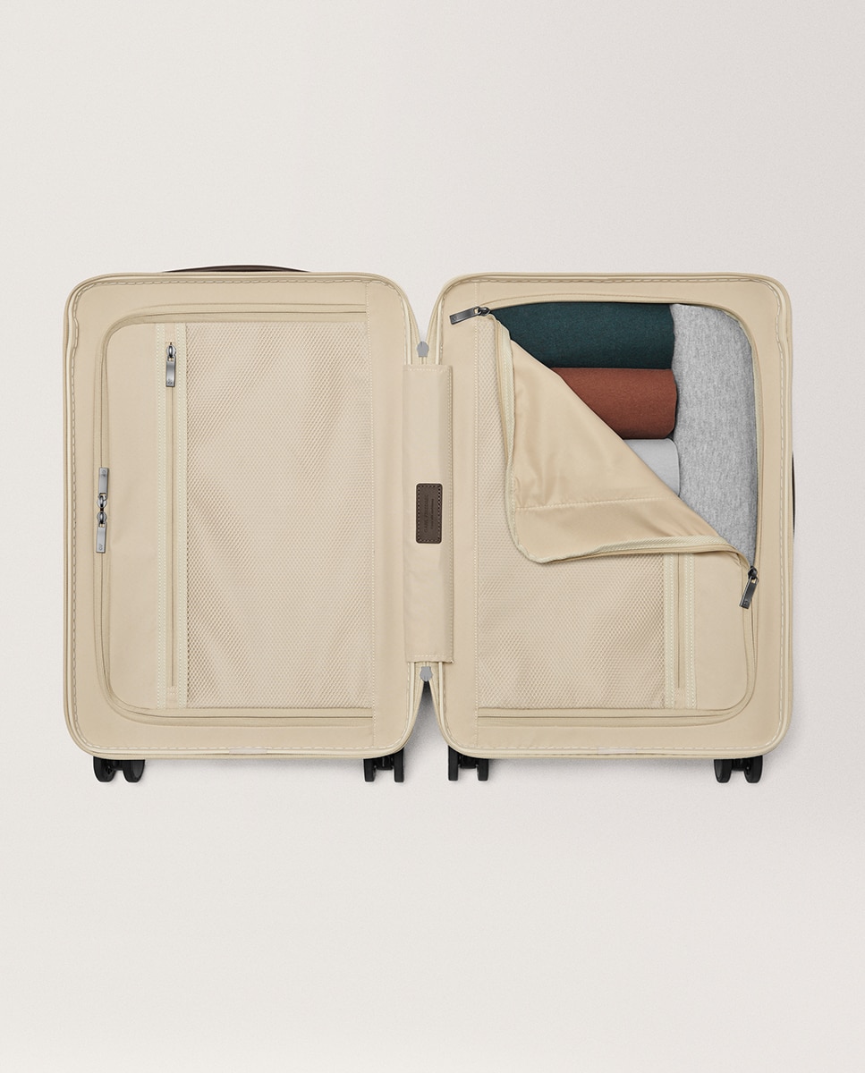Maleta de cabina The Carry-on Zipped trolley cabina - Carl Friedrik - Natural Natural-5