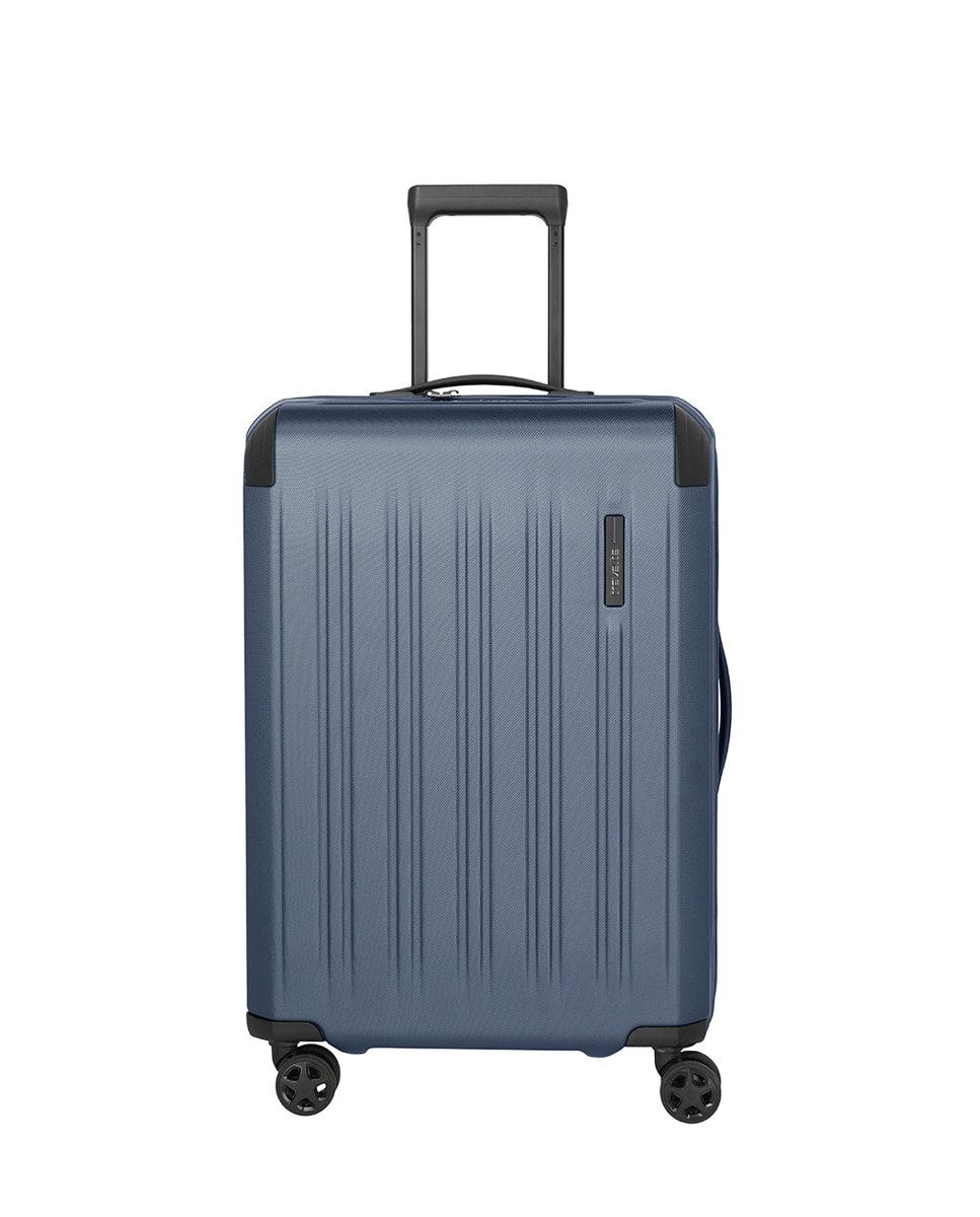 Mala Tipo Trolley Médio ABS+ Azul-1