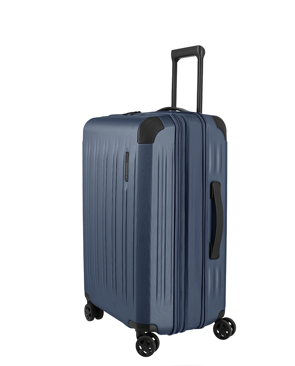 Mala Tipo Trolley Médio ABS+ Azul-6