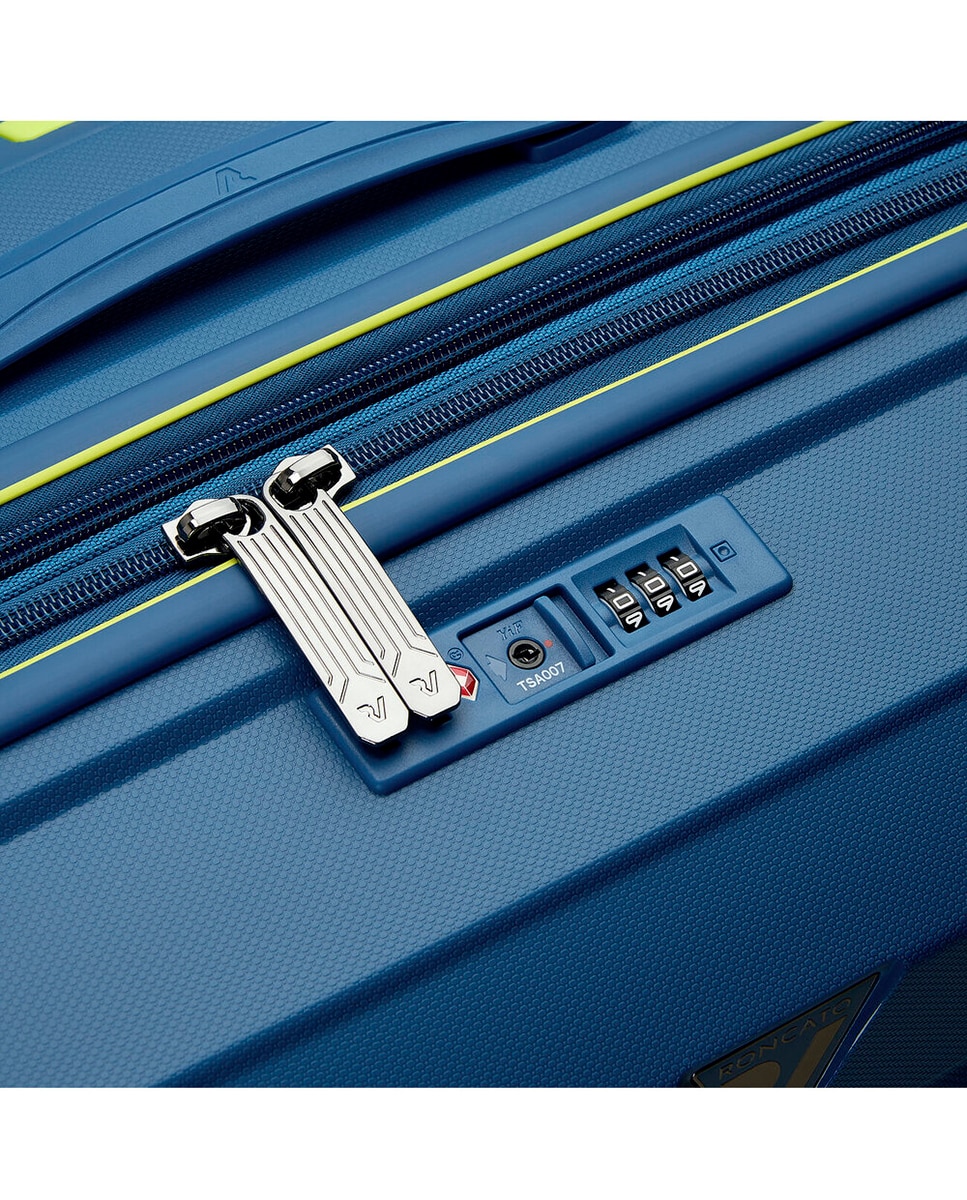 Conjunto de Trolleys (Grande, Médio e Cabine) B-Flying Rígidos Expansíveis até 129 L Azul-marinho-4