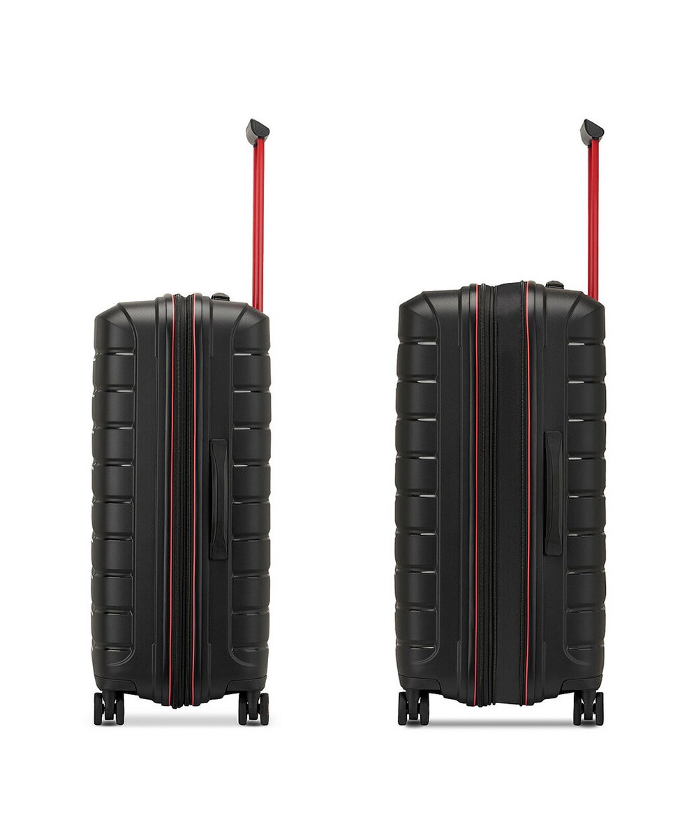 Conjunto de Trolleys (Grande, Médio e Cabine) B-Flying Rígidos Expansíveis até 129 L Preto-4