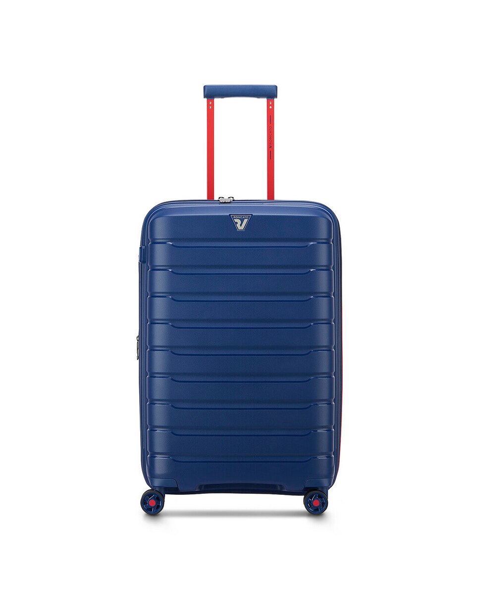 Conjunto de Trolleys (Grande, Médio e Cabine) B-Flying Rígidos Expansíveis até 129 L Azul-marinho-4
