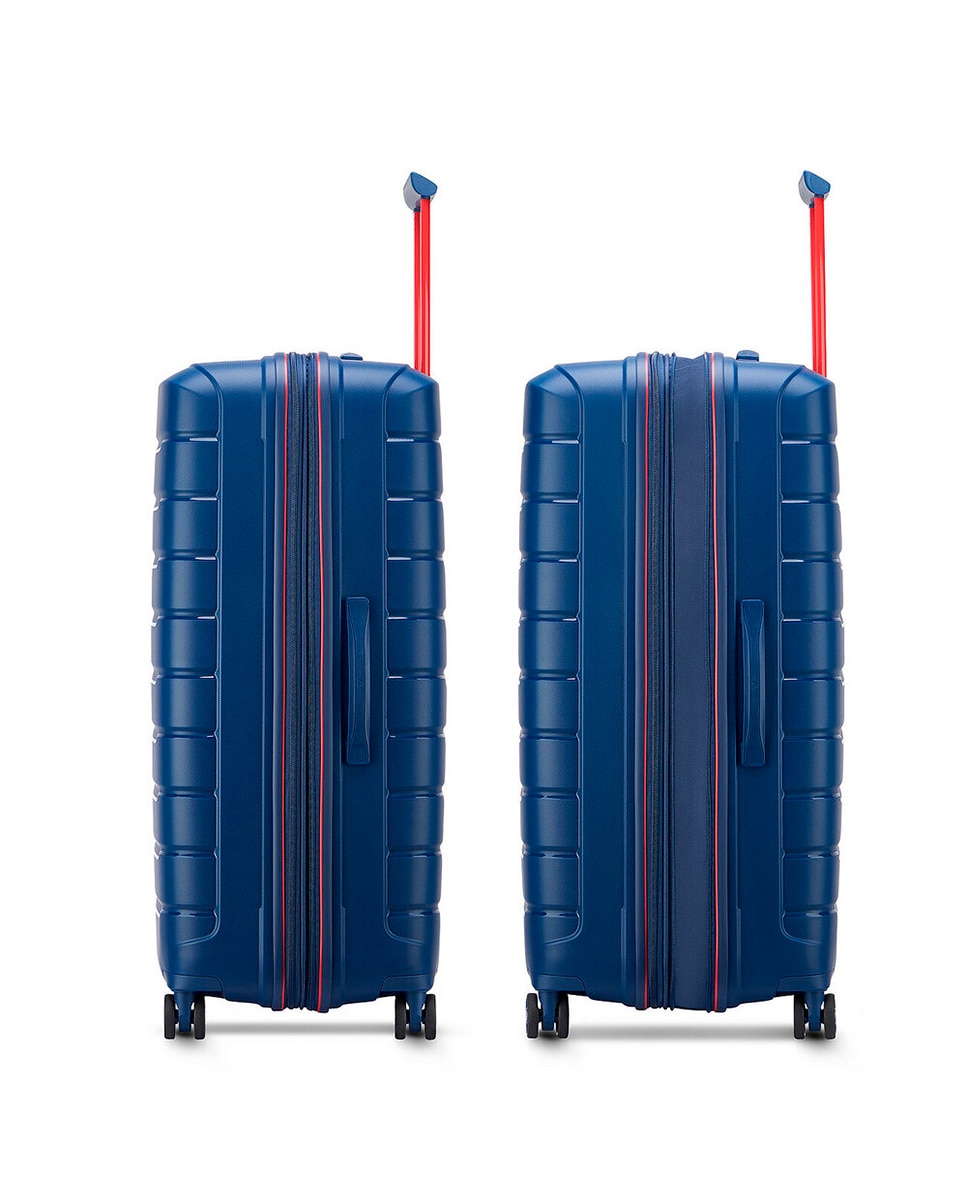 Trolley Grande B-Flying Rígido Expansível com Capacidade até 129 L Azul-marinho-6