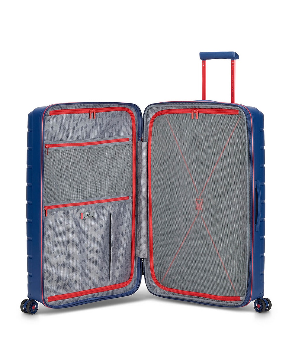 Trolley Grande B-Flying Rígido Expansível com Capacidade até 129 L Azul-marinho-8