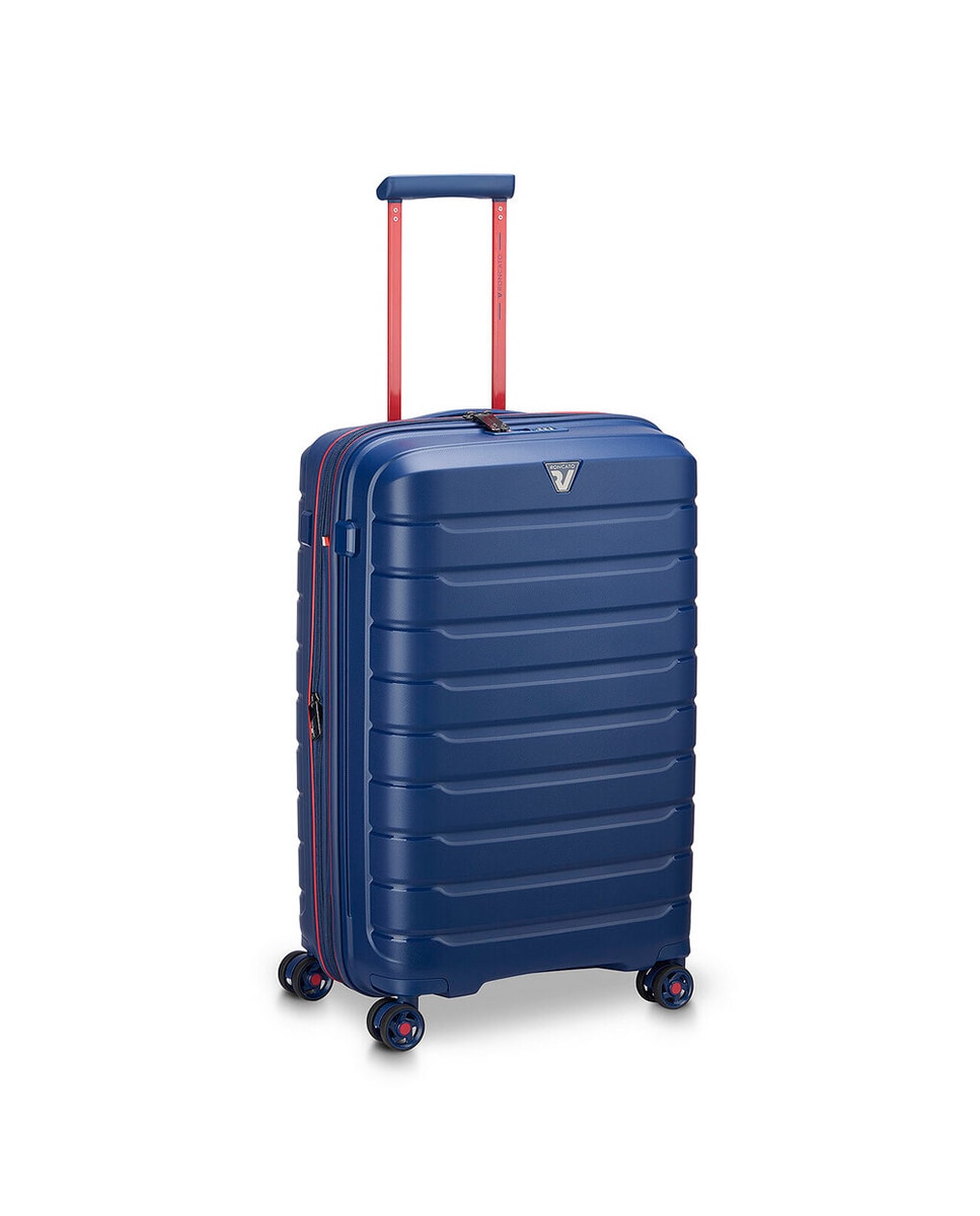 Trolley Médio B-Flying Rígido Expansível com Capacidade até 87 L Azul-marinho-8