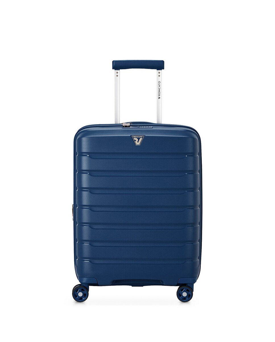 Conjunto de Trolleys (Grande, Médio e Cabine) B-Flying Rígidos Expansíveis até 129 L Azul-marinho-4