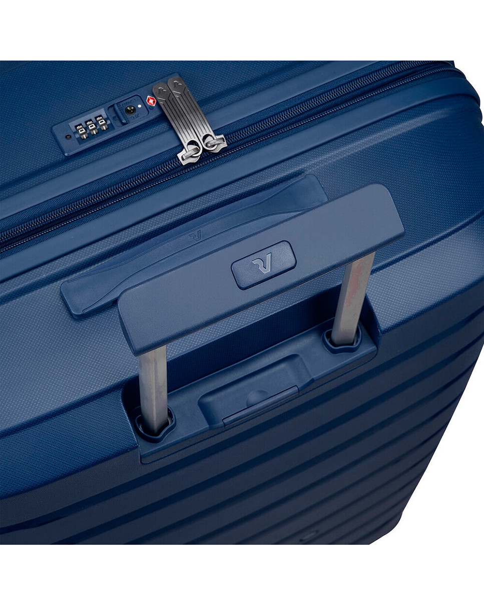 Conjunto de Trolleys (Grande, Médio e Cabine) B-Flying Rígidos Expansíveis até 129 L Azul-marinho-6