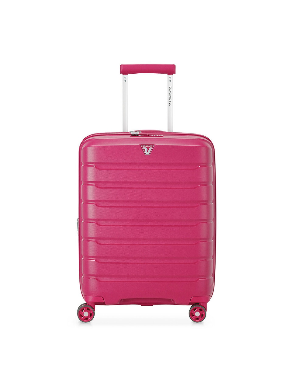 Conjunto de Trolleys (Grande, Médio e Cabine) B-Flying Rígidos Expansíveis até 129 L Fúcsia-3