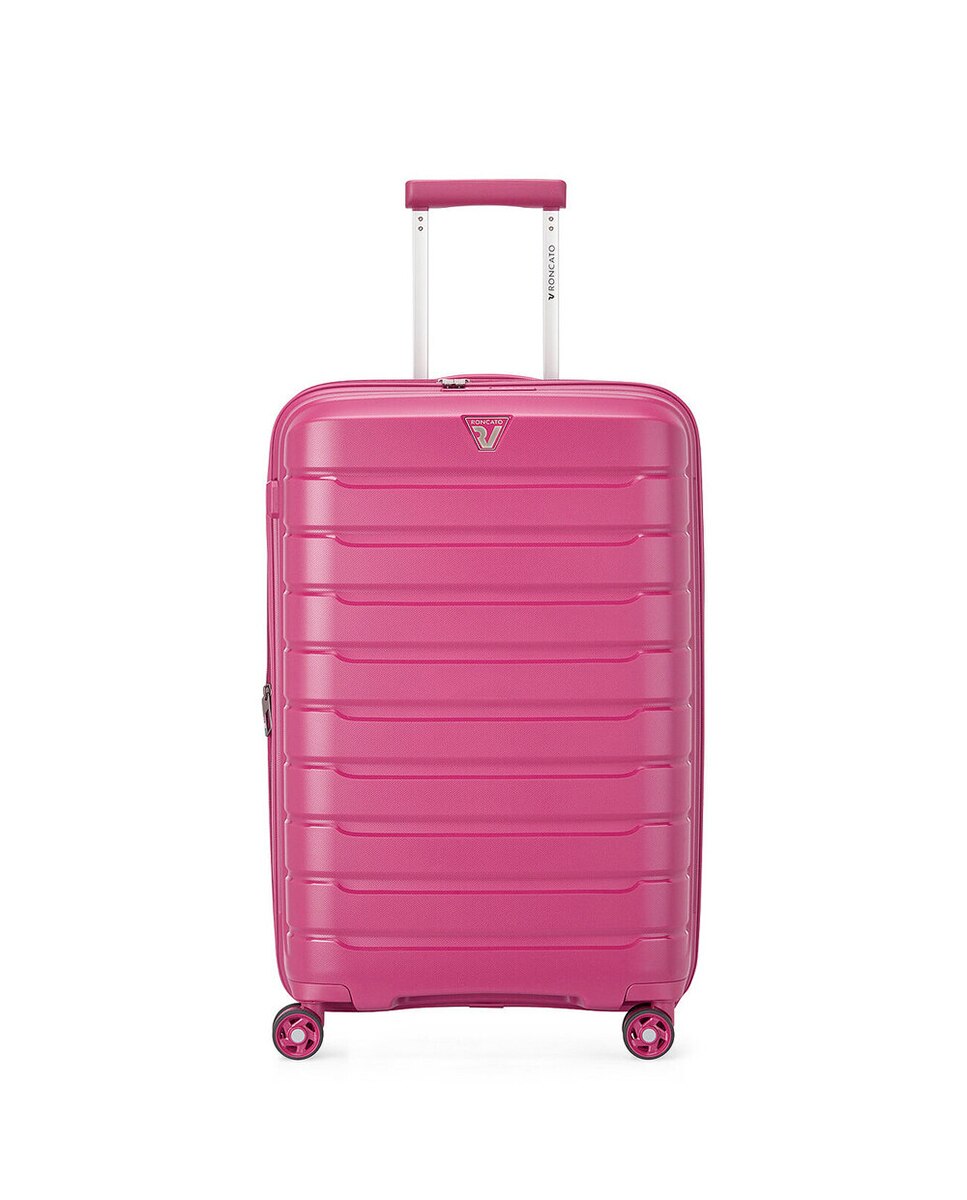 Conjunto de Trolleys (Grande, Médio e Cabine) B-Flying Rígidos Expansíveis até 129 L Fúcsia-6