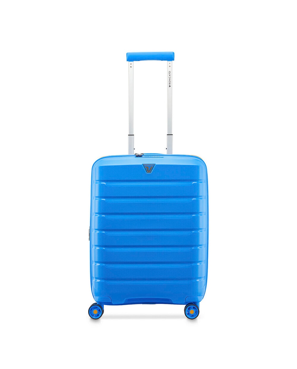 Conjunto de Trolleys (Grande, Médio e Cabine) B-Flying Rígidos Expansíveis até 129 L Azul-claro-2