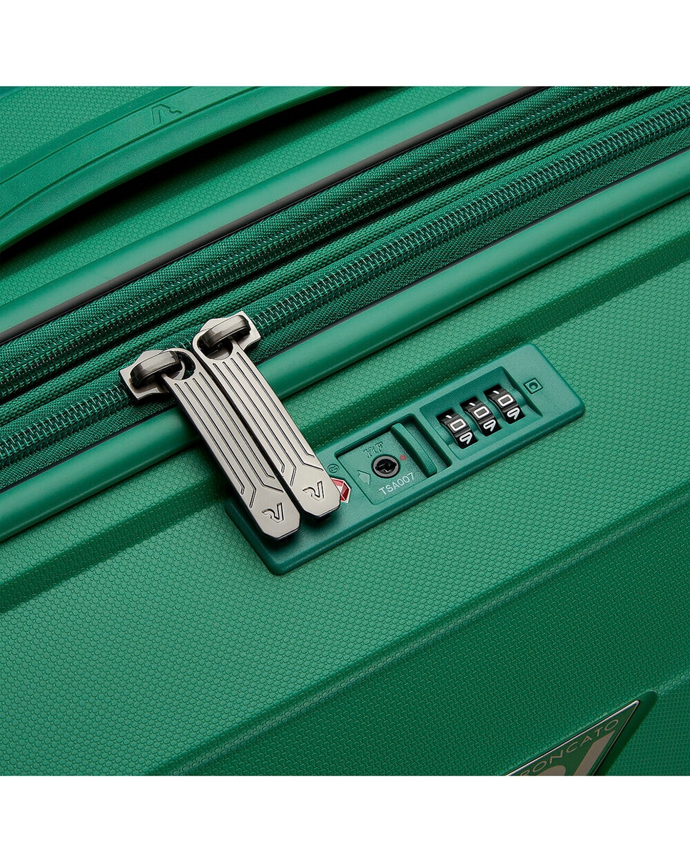 Maleta grande Expandible B-FLYING rígida con capacidad 111/129L - Roncato - Verde Verde-3