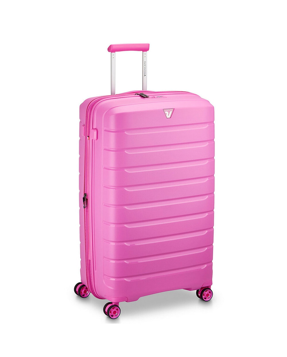 Mala Grande Expansível B-FLYING Rígida com Capacidade de 111/129 L Rosa-claro-6
