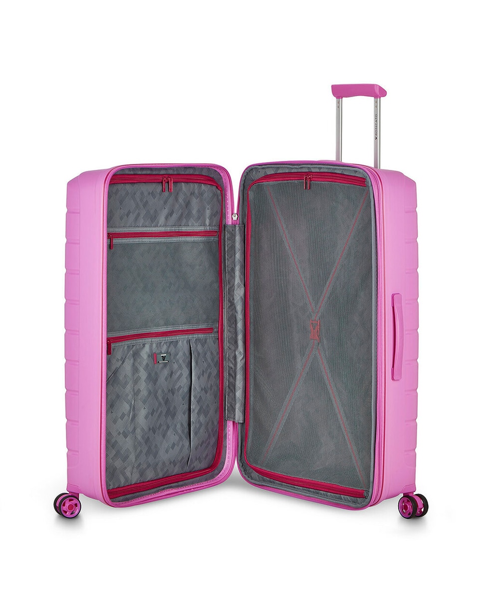 Mala Grande Expansível B-FLYING Rígida com Capacidade de 111/129 L Rosa-claro-7