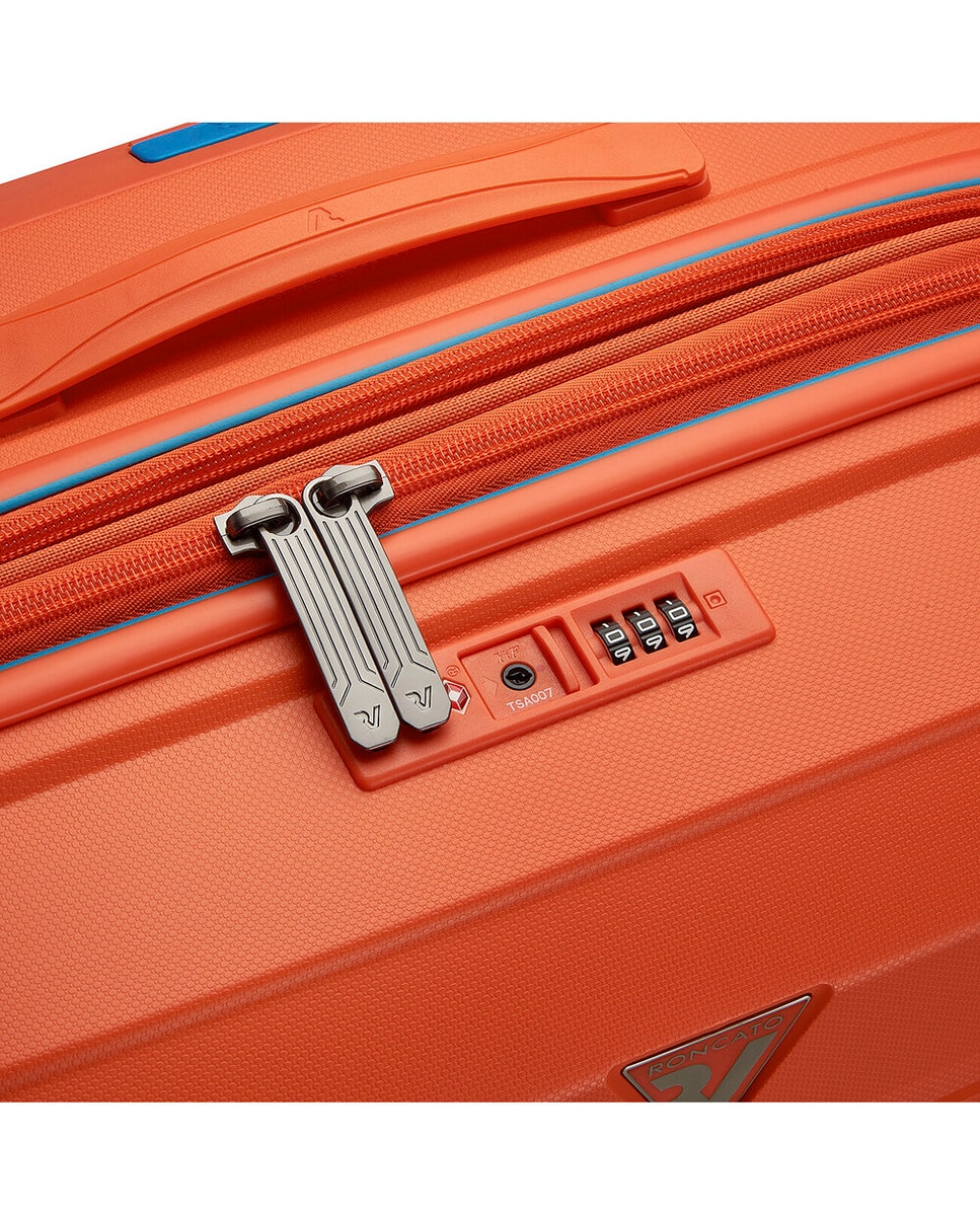Maleta grande Expandible B-FLYING rígida con capacidad 111/129L - Roncato - Naranja fuerte Naranja fuerte-2