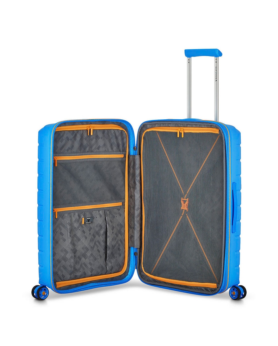 Mala Média Expansível B-FLYING Rígida com Capacidade de 73/87 L Azul-claro-3