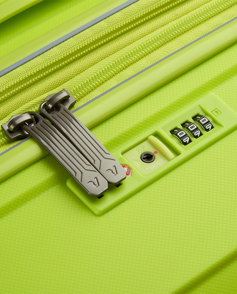 Trolley Médio B-Flying Rígido Expansível com Capacidade até 87 L Verde-claro-6