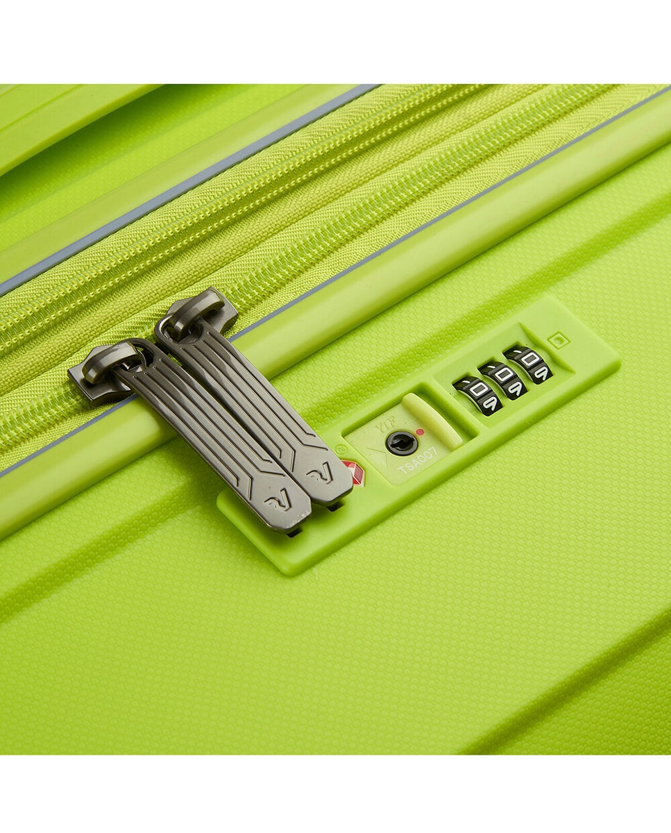Trolley Médio B-Flying Rígido Expansível com Capacidade até 87 L Verde-claro-9