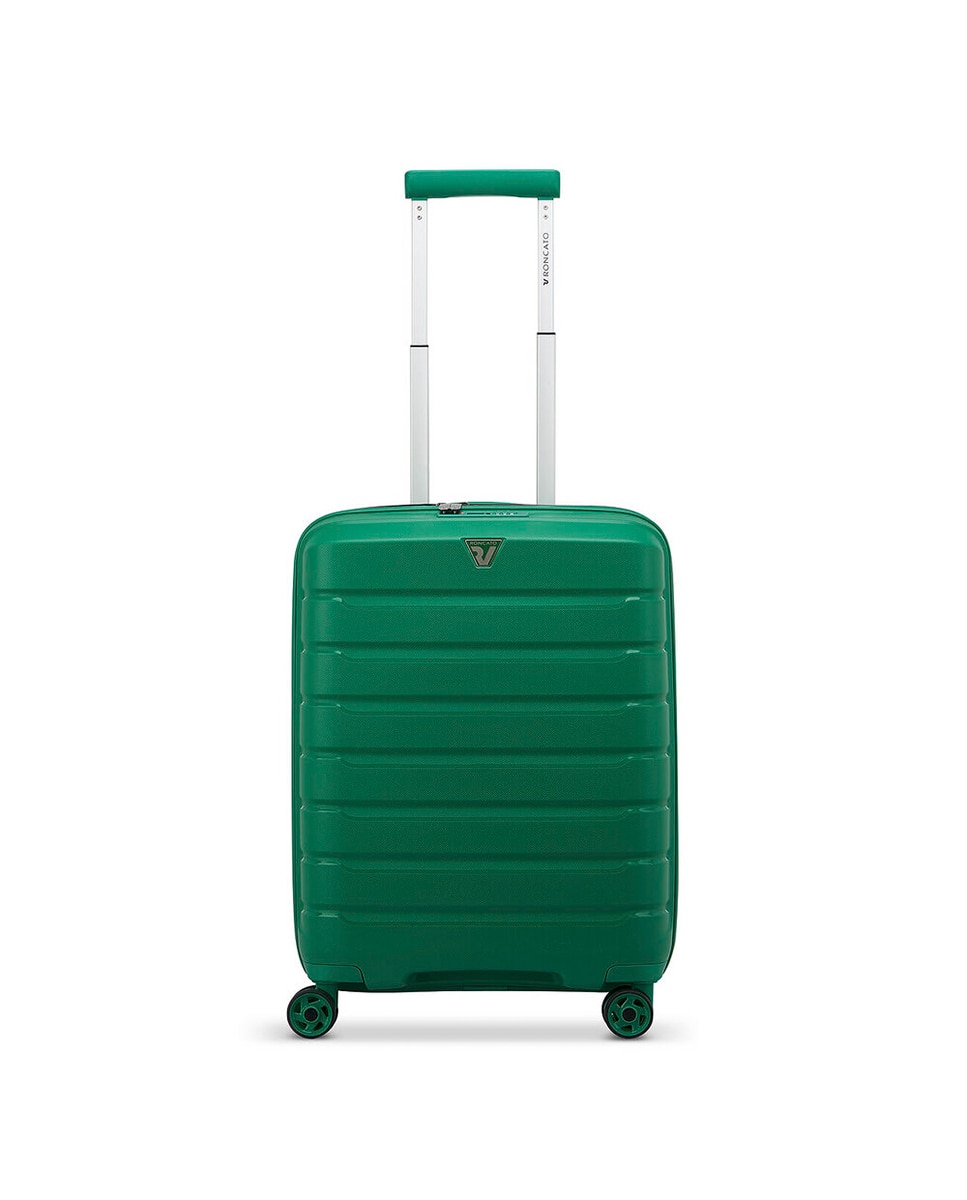 Maleta de Cabina Expandible B-FLYING rígida con capacidad 40/47L dimensiones 55x40x20/25cm - Roncato - Verde Verde-1