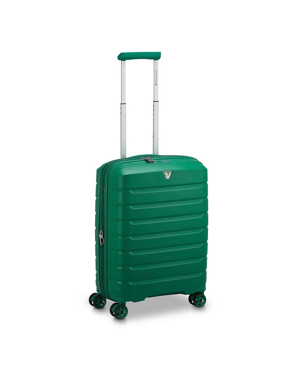 Maleta de Cabina Expandible B-FLYING rígida con capacidad 40/47L dimensiones 55x40x20/25cm - Roncato - Verde Verde-3