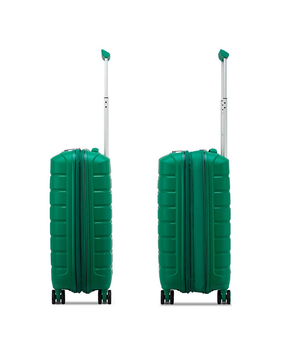 Maleta de Cabina Expandible B-FLYING rígida con capacidad 40/47L dimensiones 55x40x20/25cm - Roncato - Verde Verde-4