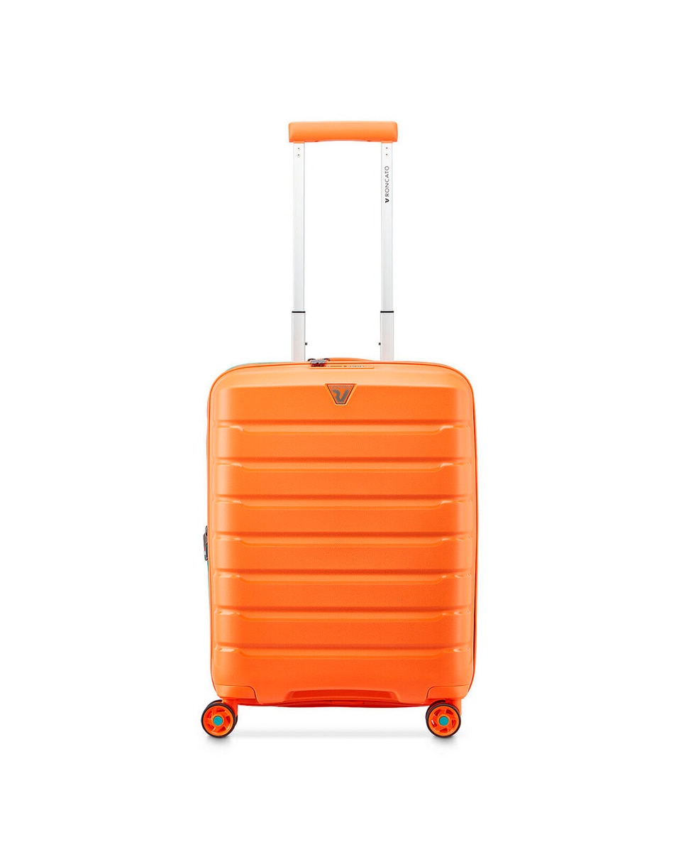 Maleta de Cabina Expandible B-FLYING rígida con capacidad 40/47L dimensiones 55x40x20/25cm - Roncato - Naranja Naranja-1