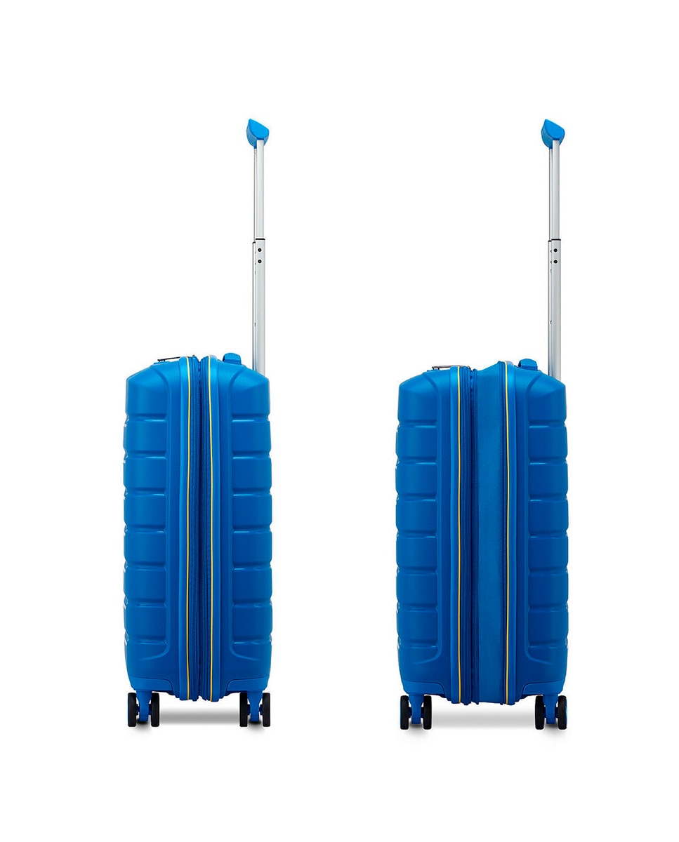 Imagen 2 de Maleta de Cabina Expandible B-FLYING rígida con capacidad 40/47L dimensiones 55x40x20/25cm - Roncato - Azul Azul