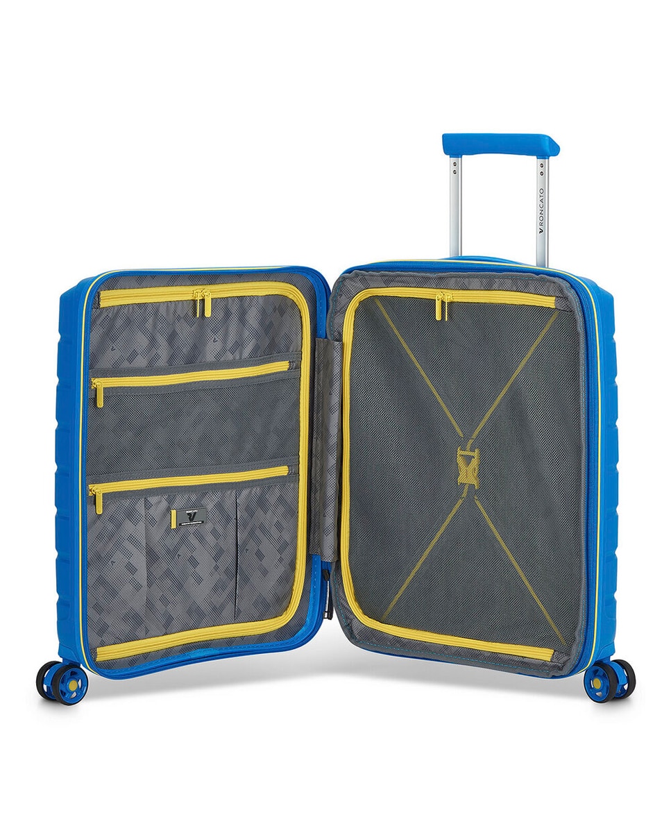 Imagen 9 de Maleta de Cabina Expandible B-FLYING rígida con capacidad 40/47L dimensiones 55x40x20/25cm - Roncato - Azul Azul
