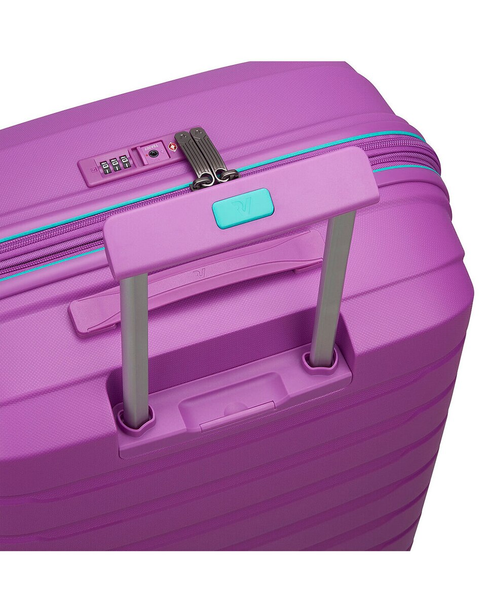 Maleta de Cabina Expandible B-FLYING rígida con capacidad 40/47L dimensiones 55x40x20/25cm - Roncato - Morado Morado-2